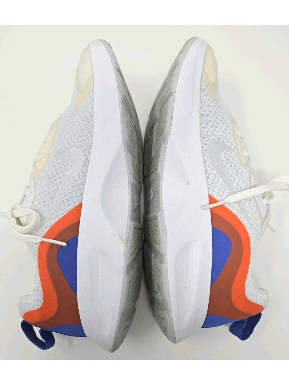 Nike WearAllDay CJ1677-106 White Orange Blue Mesh Sneakers Women's Size 8.5